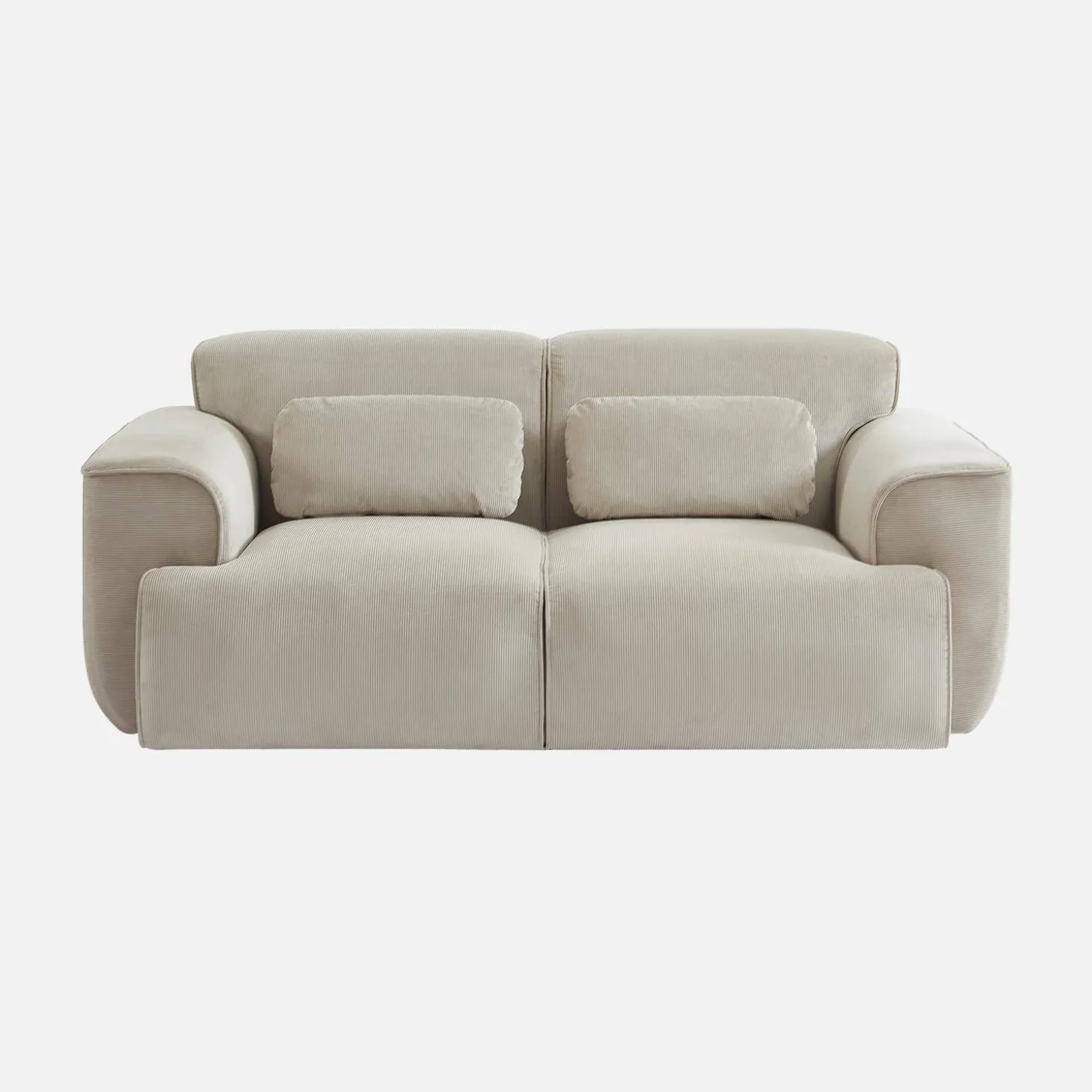 2-Sitzer-Sofa mit Cordbezug