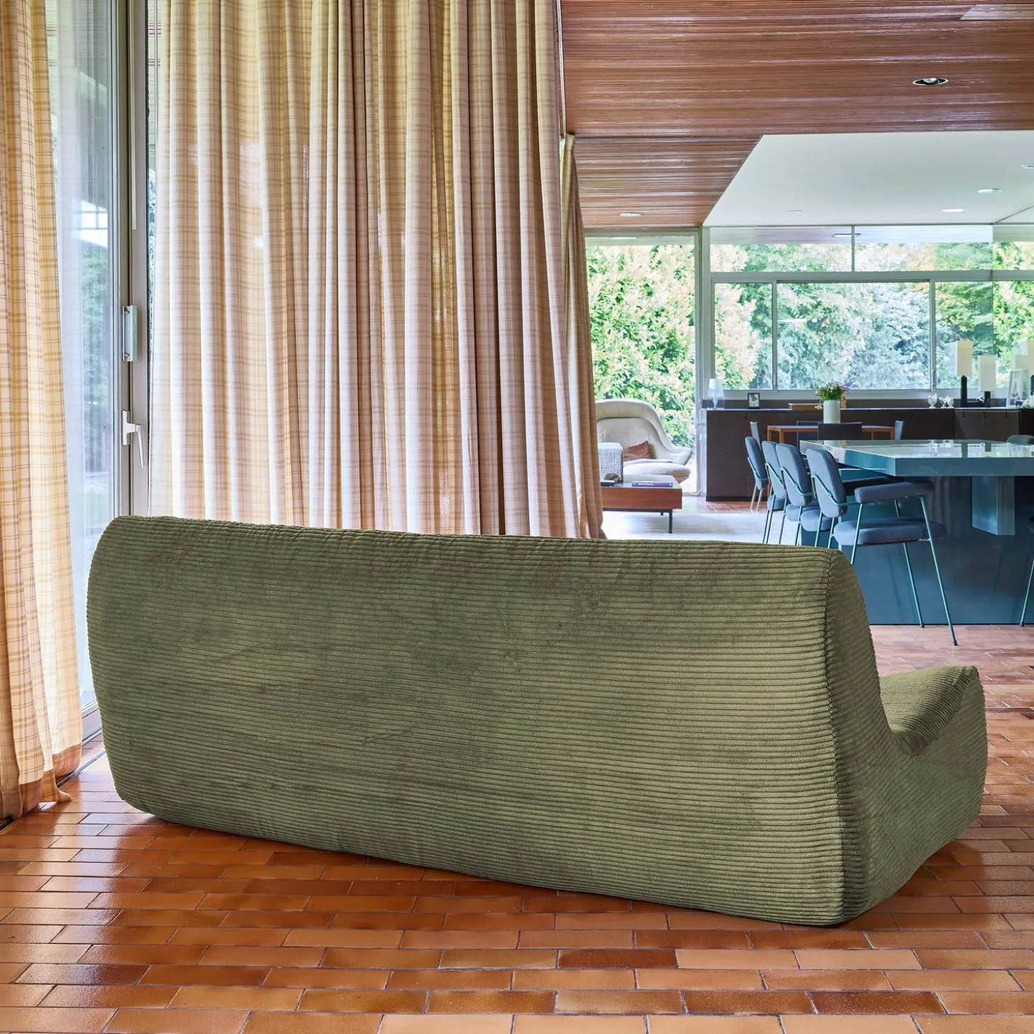 3-Sitzer Sofa mit Cordbezug