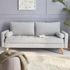 3-Sitzer-Sofa mit kapitoniertem Bezug