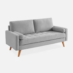 3-Sitzer-Sofa mit kapitoniertem Bezug