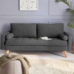 3-Sitzer-Sofa mit kapitoniertem Bezug