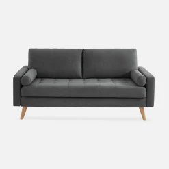 3-Sitzer-Sofa mit kapitoniertem Bezug