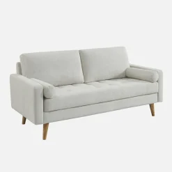 3-Sitzer Sofa mit kapitoniertem Chenille-Bezug