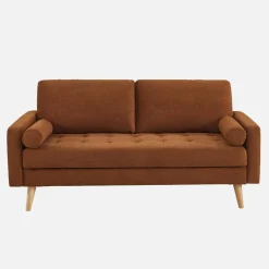 3-Sitzer Sofa mit kapitoniertem Chenille-Bezug