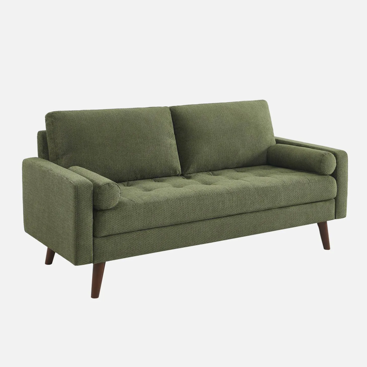 3-Sitzer Sofa mit kapitoniertem Chenille-Bezug