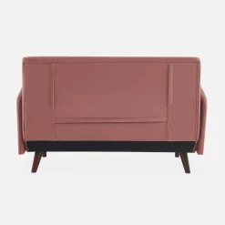 2-Sitzer-Sofa mit Samtbezug