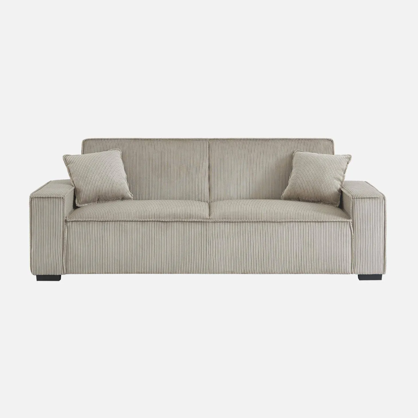 3-Sitzer-Sofa mit Schlaffunktion und Cordbezug