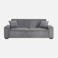 3-Sitzer-Sofa mit Schlaffunktion und Cordbezug