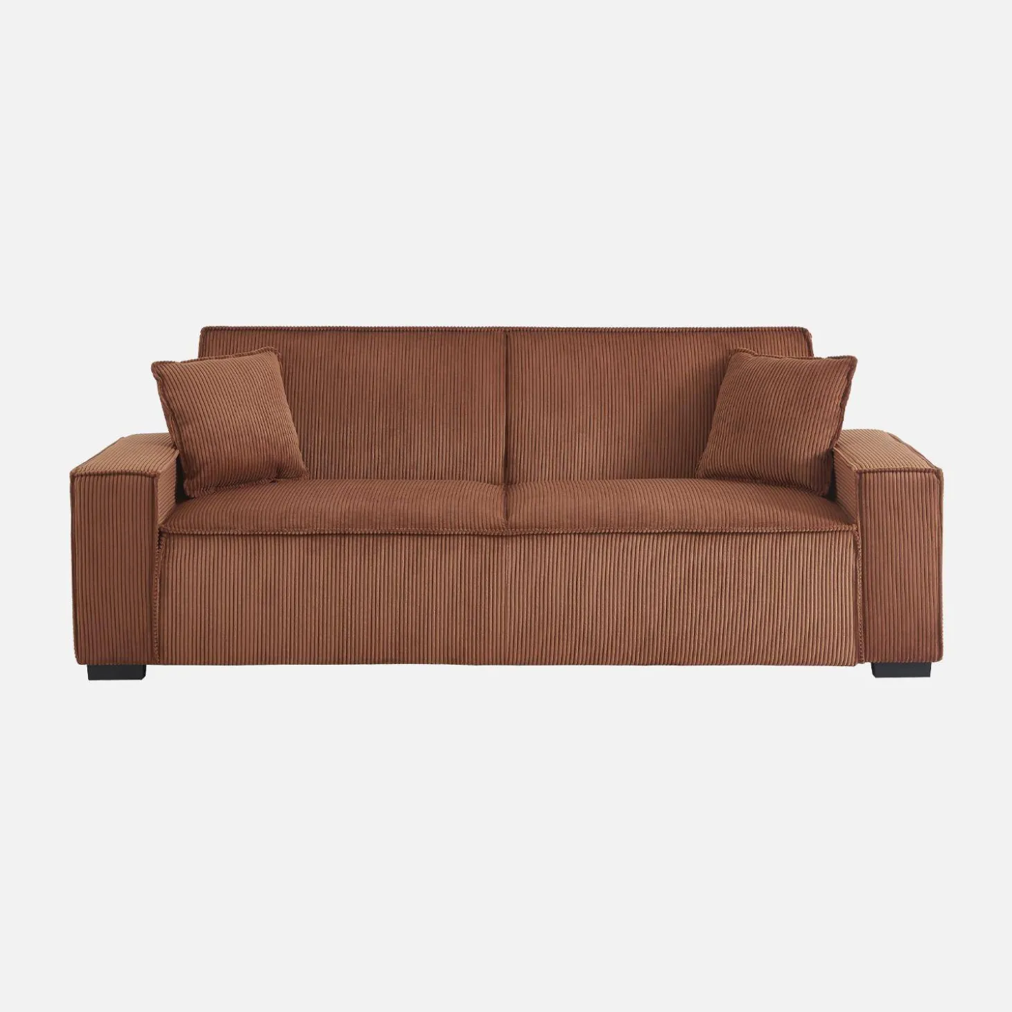 3-Sitzer-Sofa mit Schlaffunktion und Cordbezug