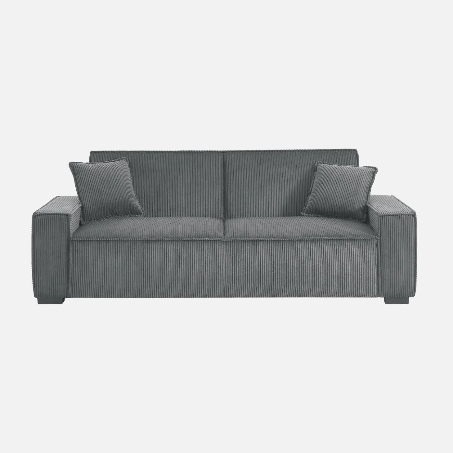 3-Sitzer-Sofa mit Schlaffunktion und Cordbezug