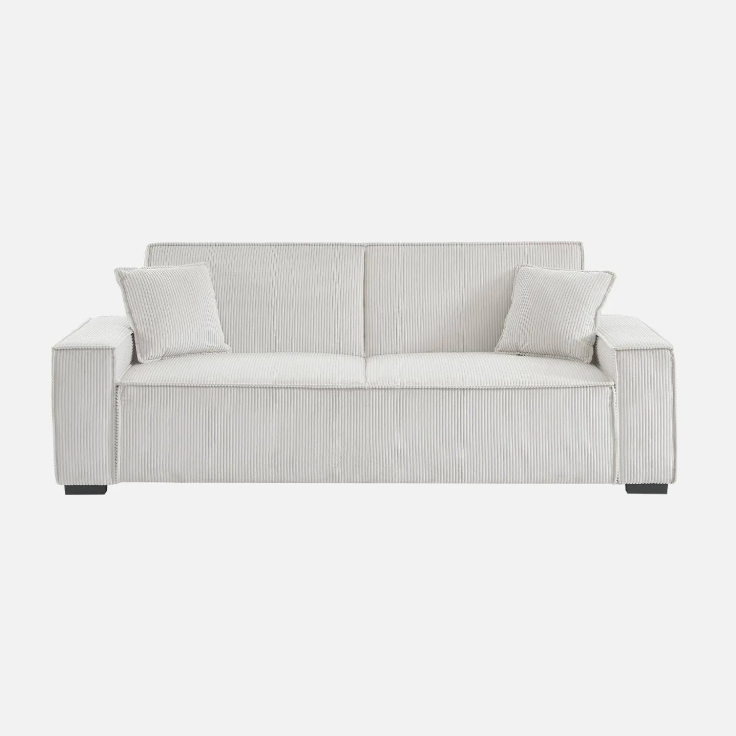 3-Sitzer-Sofa mit Schlaffunktion und Cordbezug
