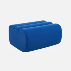 2-Sitzer Sofa mit Sessel und Hocker