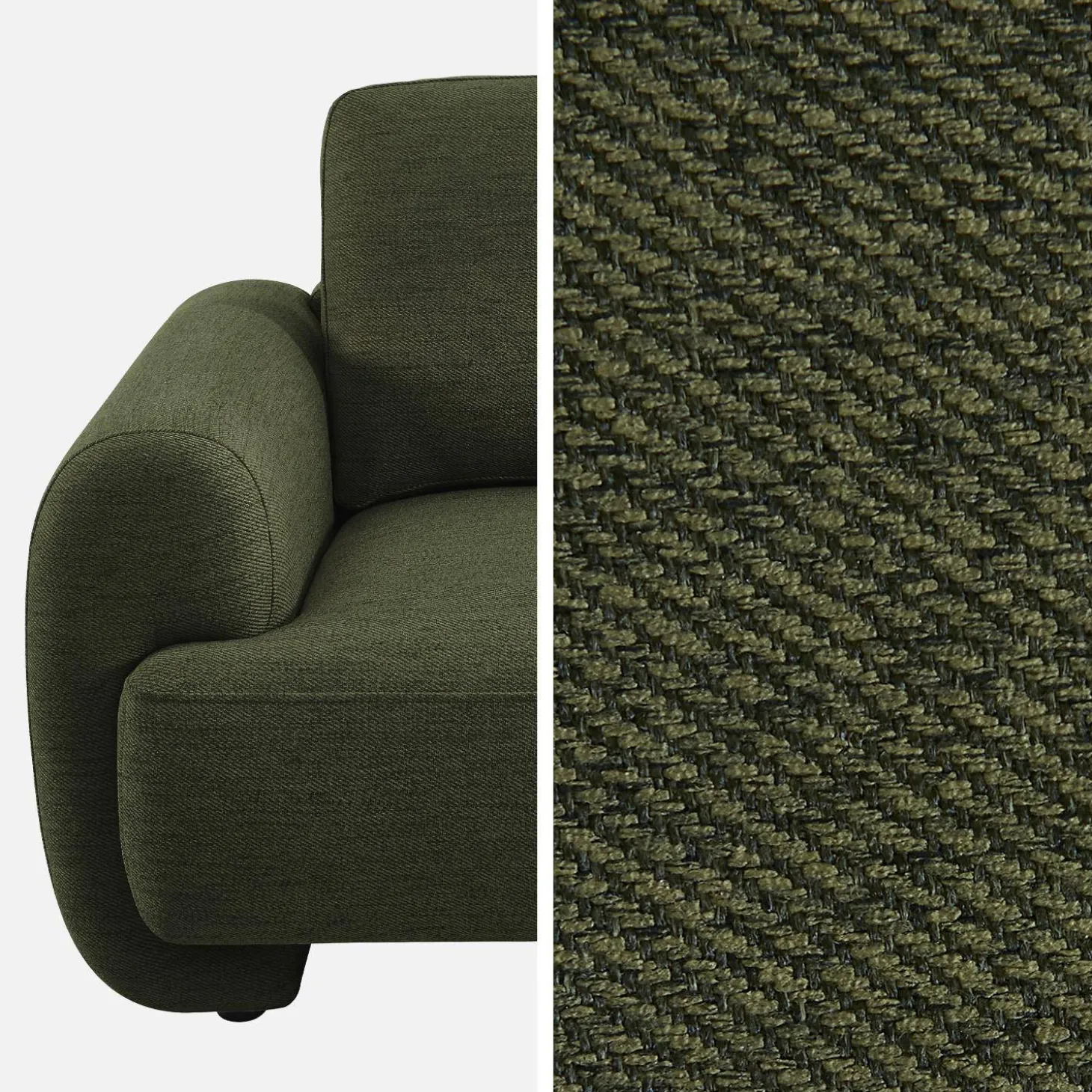 2-Sitzer Sofa mit Stoffbezug