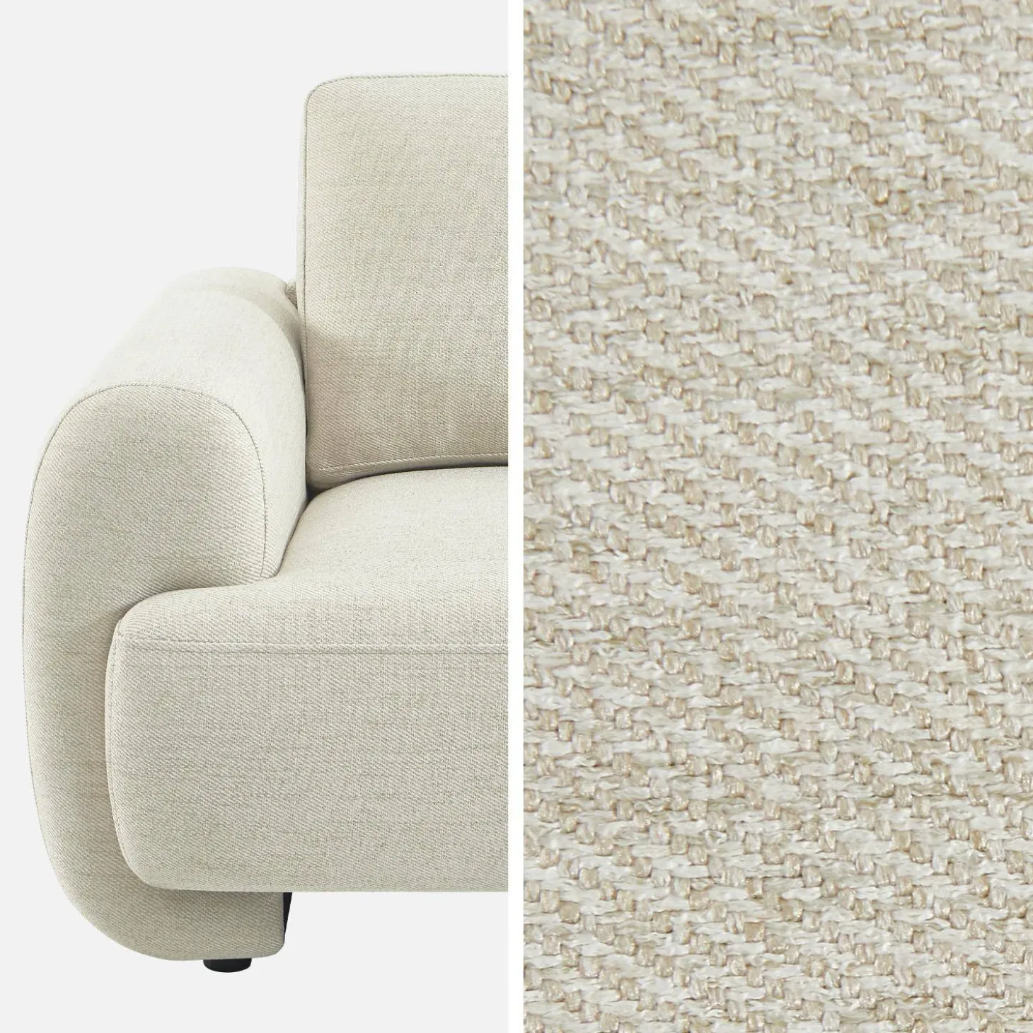 2-Sitzer Sofa mit Stoffbezug