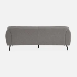 3-Sitzer-Sofa mit Stoffbezug und Metallfüßen