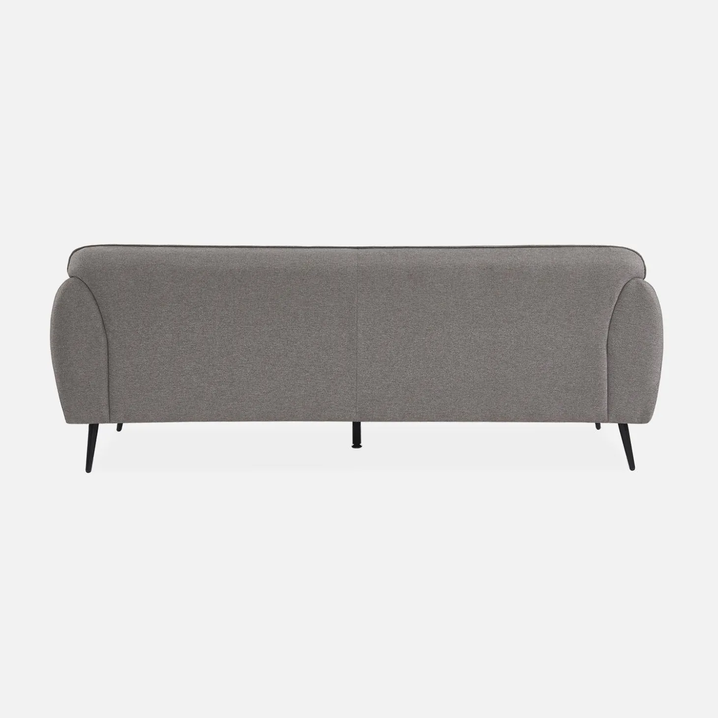 3-Sitzer-Sofa mit Stoffbezug und Metallfüßen