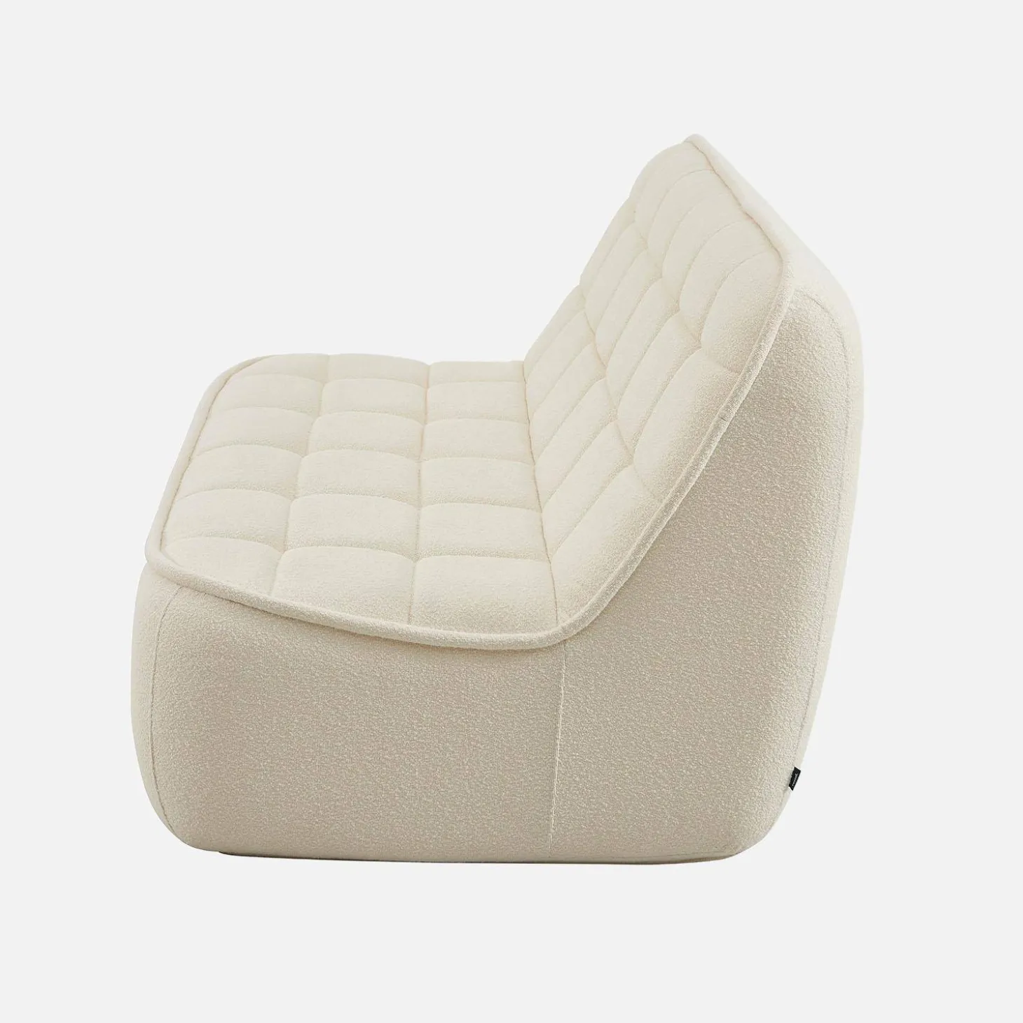 2-Sitzer Sofa mit strukturiertem Bouclé-Bezug