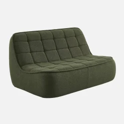 2-Sitzer Sofa mit strukturiertem Bouclé-Bezug
