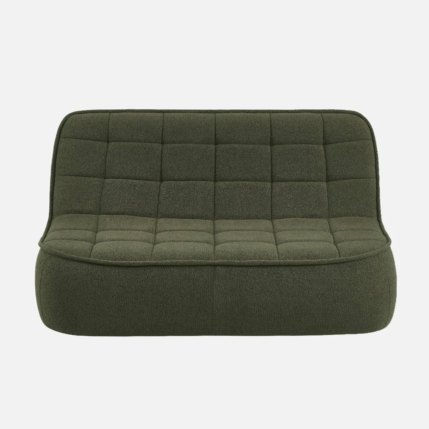 2-Sitzer Sofa mit strukturiertem Bouclé-Bezug