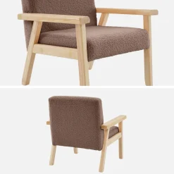 Skandinavischer Kindersessel aus Hevea-Holz