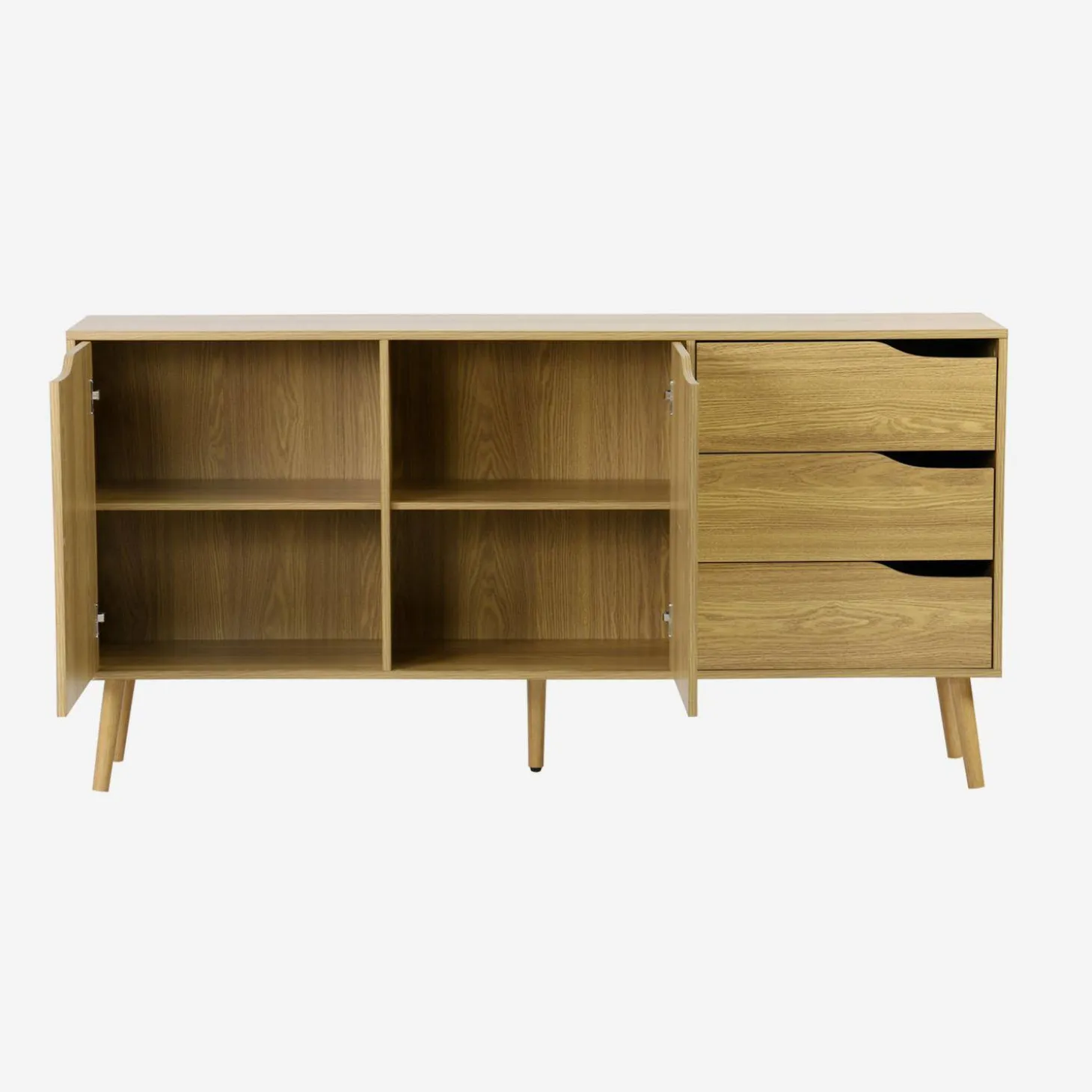 Skandinavisches Sideboard mit 2 Türen 160 cm