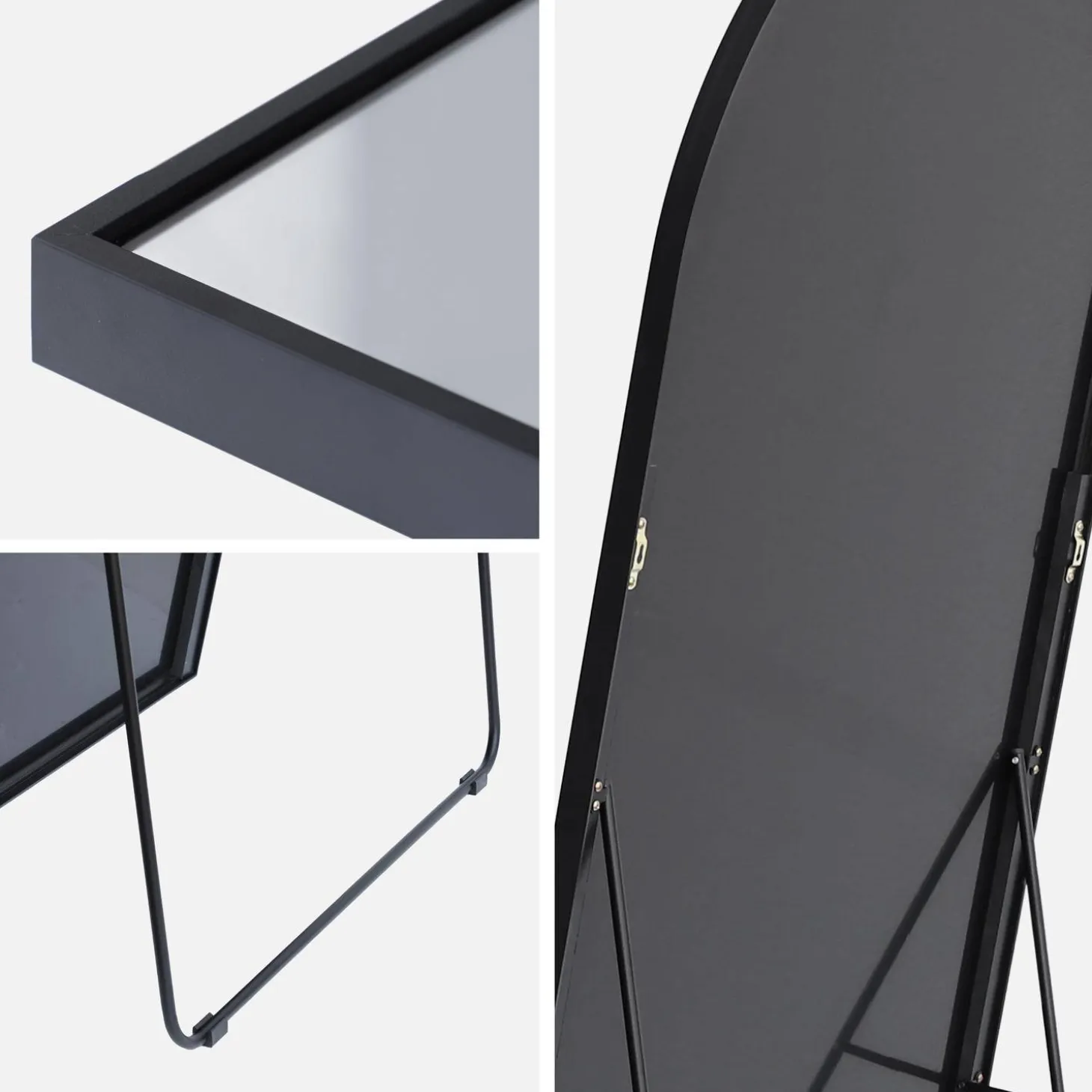 Standspiegel Aluminium
