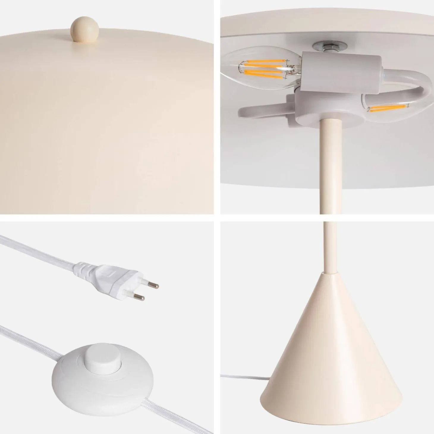 Stehlampe aus Metall für Indoor Ø50cm
