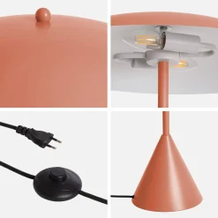 Stehlampe aus Metall für Indoor Ø50cm