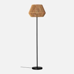 Stehleuchte Innenbereich Rattan-Effekt H 150cm
