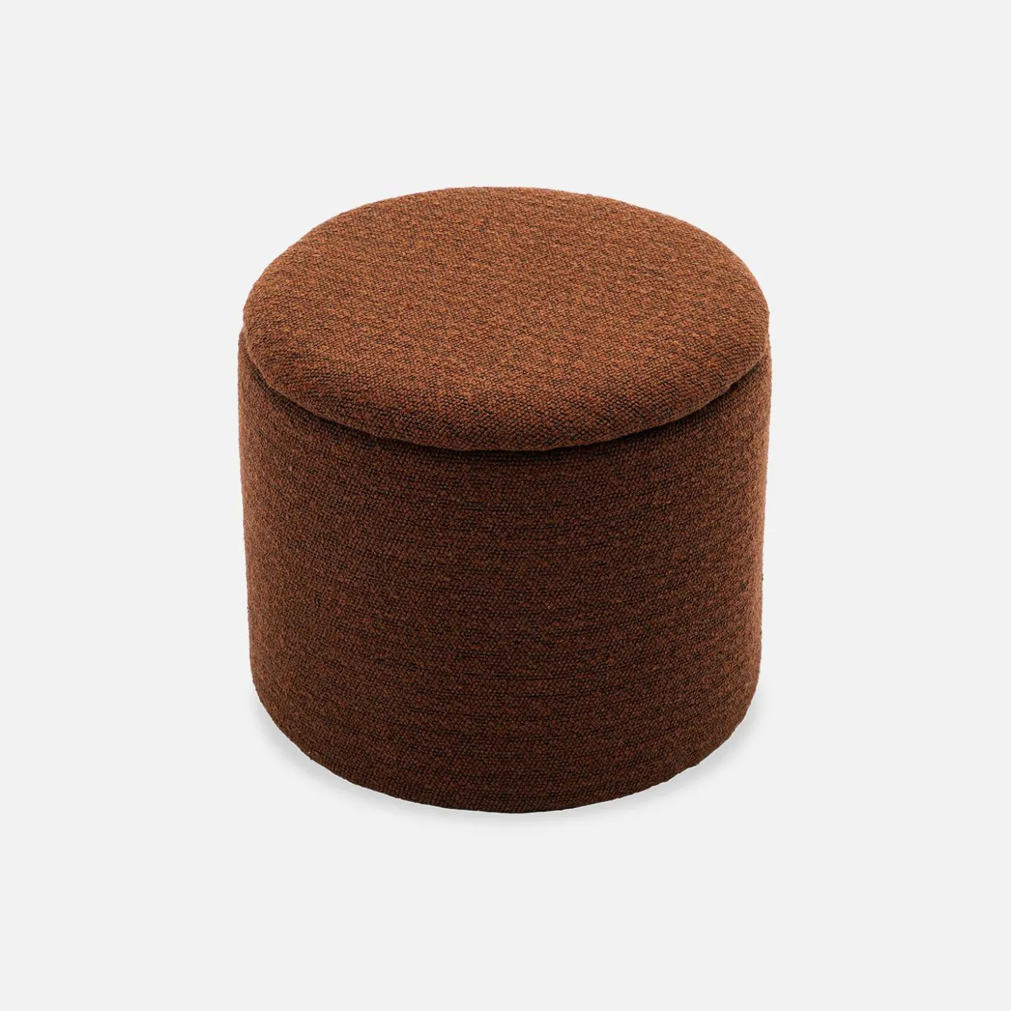 Stoffhocker mit Stauraum