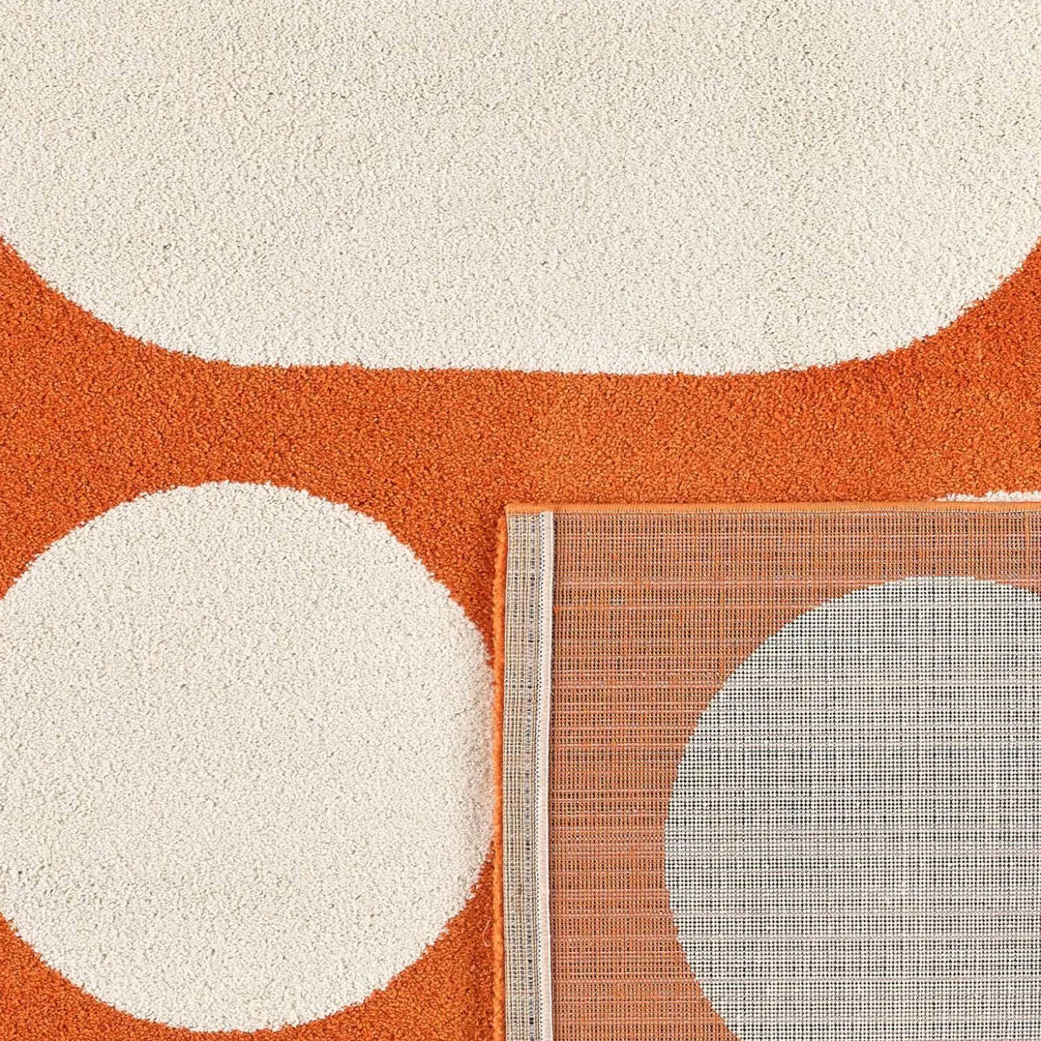 Teppich für Indoor, modernes Muster, orange