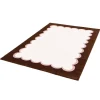 Teppich für Innenräume, rosa und braun