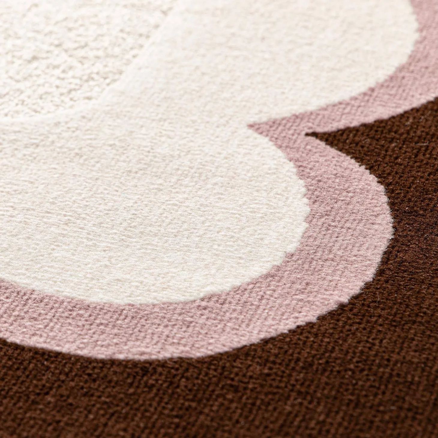Teppich für Innenräume, rosa und braun