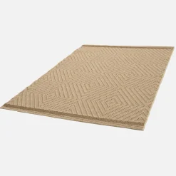 Teppich für In-/Outdoor mit Jute-Look, naturfarben