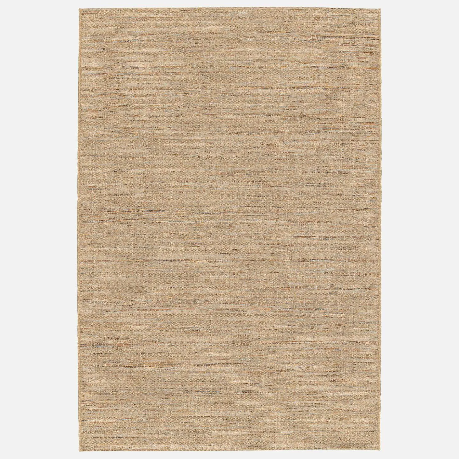 Teppich innen/außen mit hellem Jute-Look