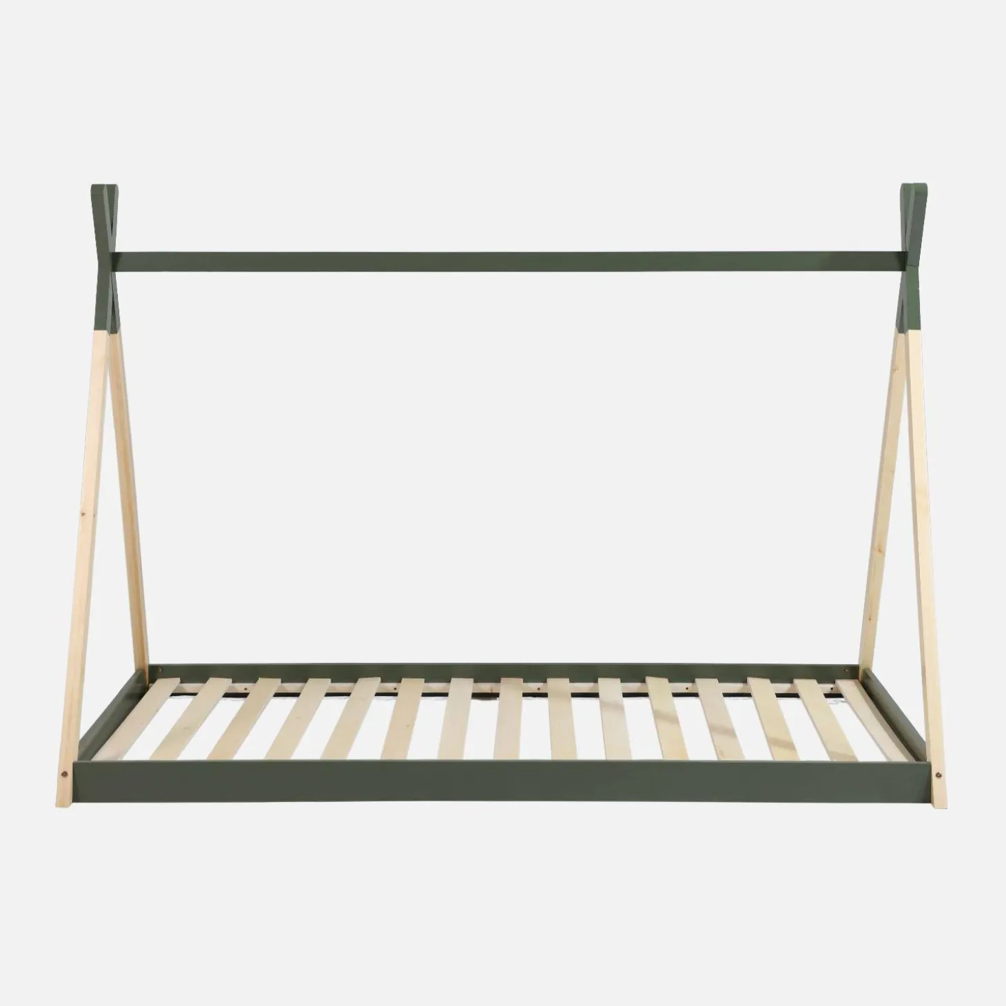 Tipi-Kinderbett 90 x 190 cm Kiefernholz mit Lattenrost