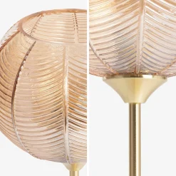 Tischlampe aus Metall und Glas für drinnen Ø 20 cm