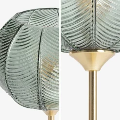 Tischlampe aus Metall und Glas für drinnen Ø 20 cm