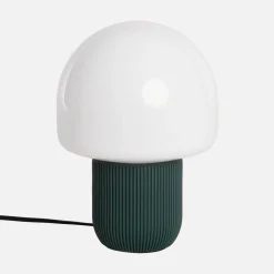 Tischlampe für Indoor aus Kunststoff und PVC Ø18cm