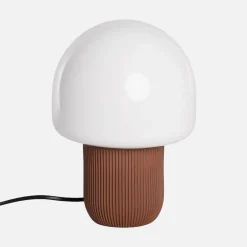 Tischlampe für Indoor aus Kunststoff und PVC Ø18cm