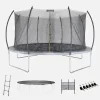 Trampolin 490cm, internes Sicherheitsnetz und Zubehör