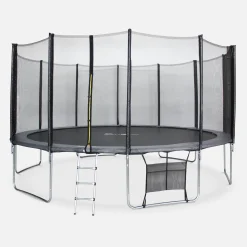 Trampolin Ø490cm mit Sicherheitsnetz und Zubehör
