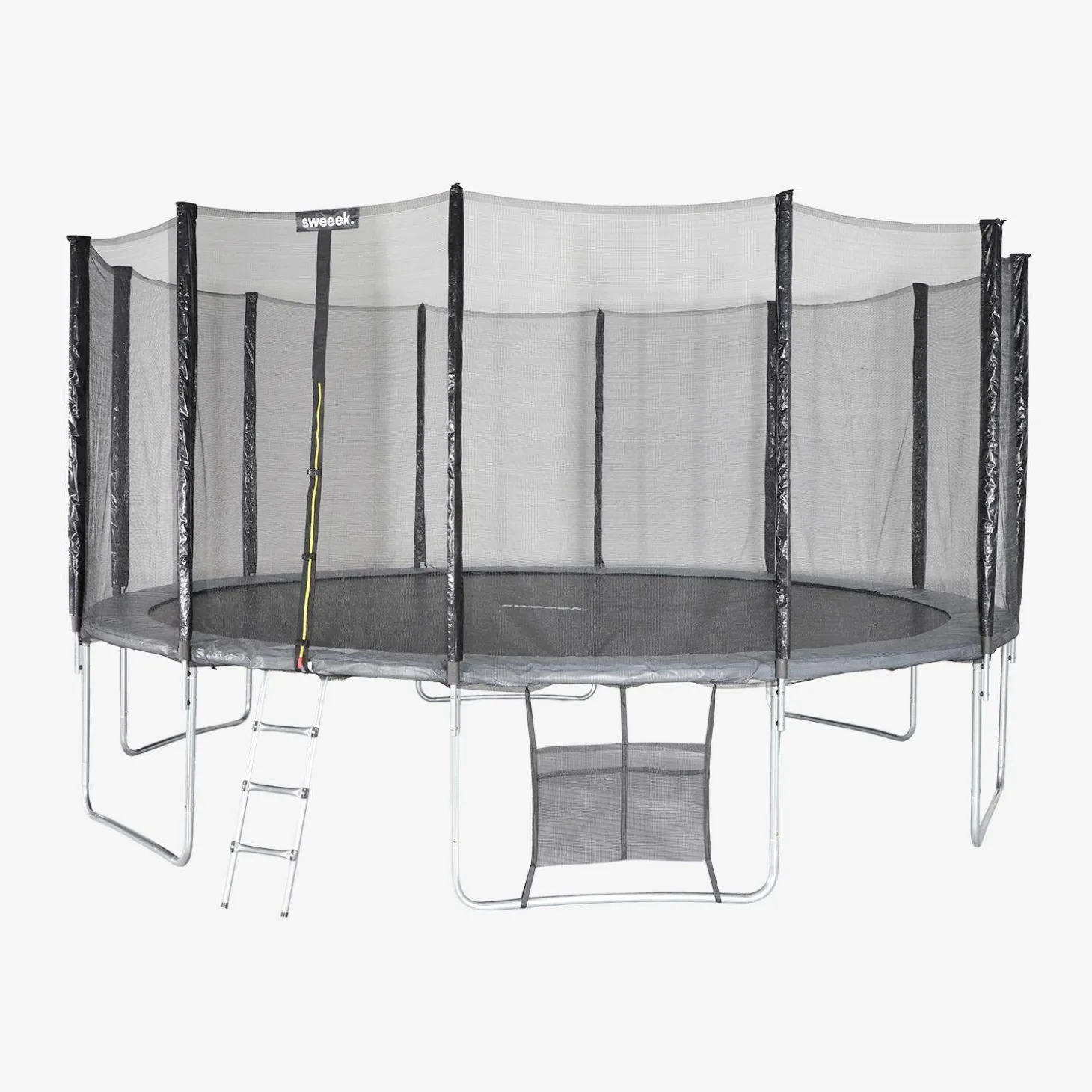 Trampolin 490 cm mit Sicherheitsnetz und Zubehörset