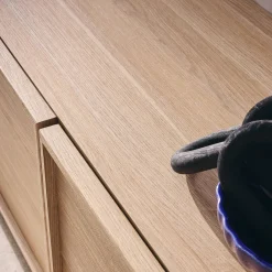 TV-Möbel Holzdekor 3 Türen 140 cm