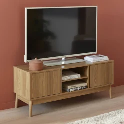 TV-Möbel Holzdekor 2 Türen L 120 cm