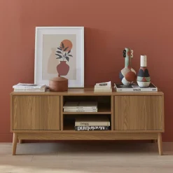 TV-Möbel Holzdekor 2 Türen L 120 cm