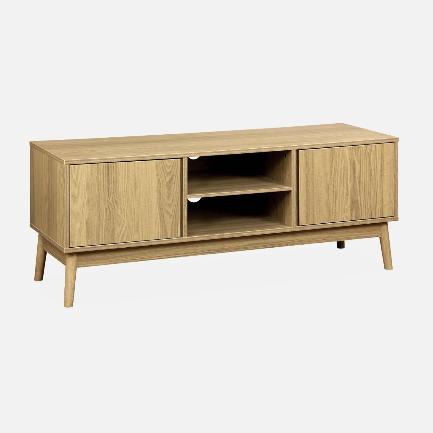 TV-Möbel Holzdekor 2 Türen L 120 cm