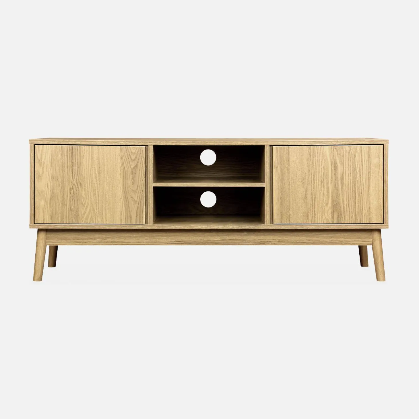 TV-Möbel Holzdekor 2 Türen L 120 cm