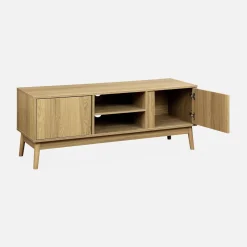 TV-Möbel Holzdekor 2 Türen L 120 cm
