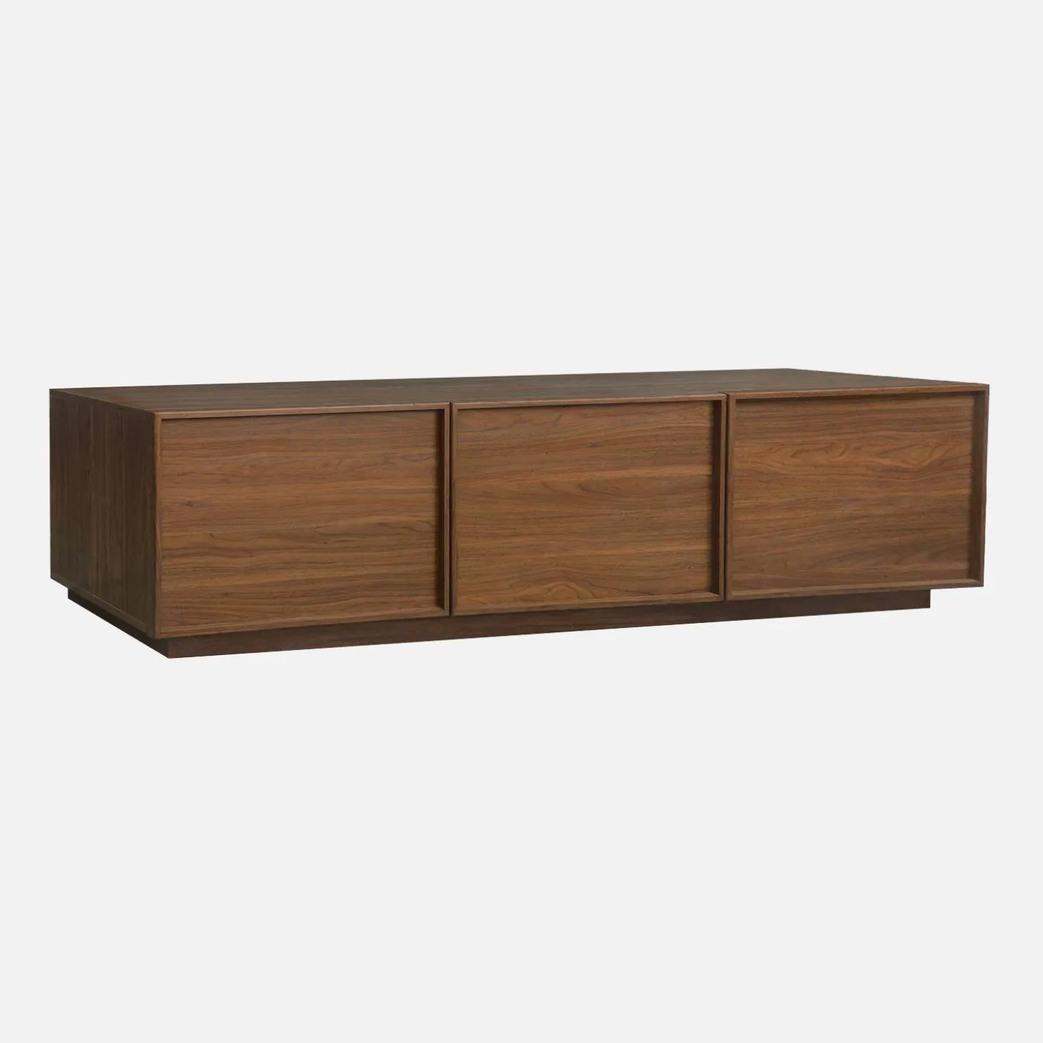 TV-Möbel mit Holzoptik 3 Türen 180 cm